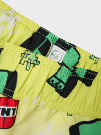 NAME IT Badeshorts Myx Minecraft Safety Yellow